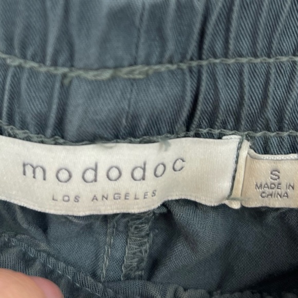 🥑5/$25 Mododoc Los Angeles slate grey tencel Joggers Size Small - Picture 4 of 5